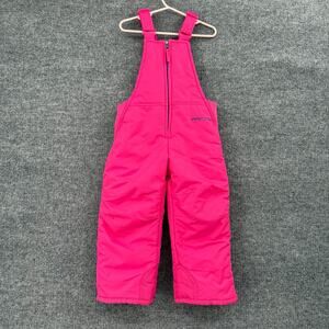 Arctix Snow Bibs Toddler Girls 3T Pink Insulated Waterproof Ski Overalls Pants